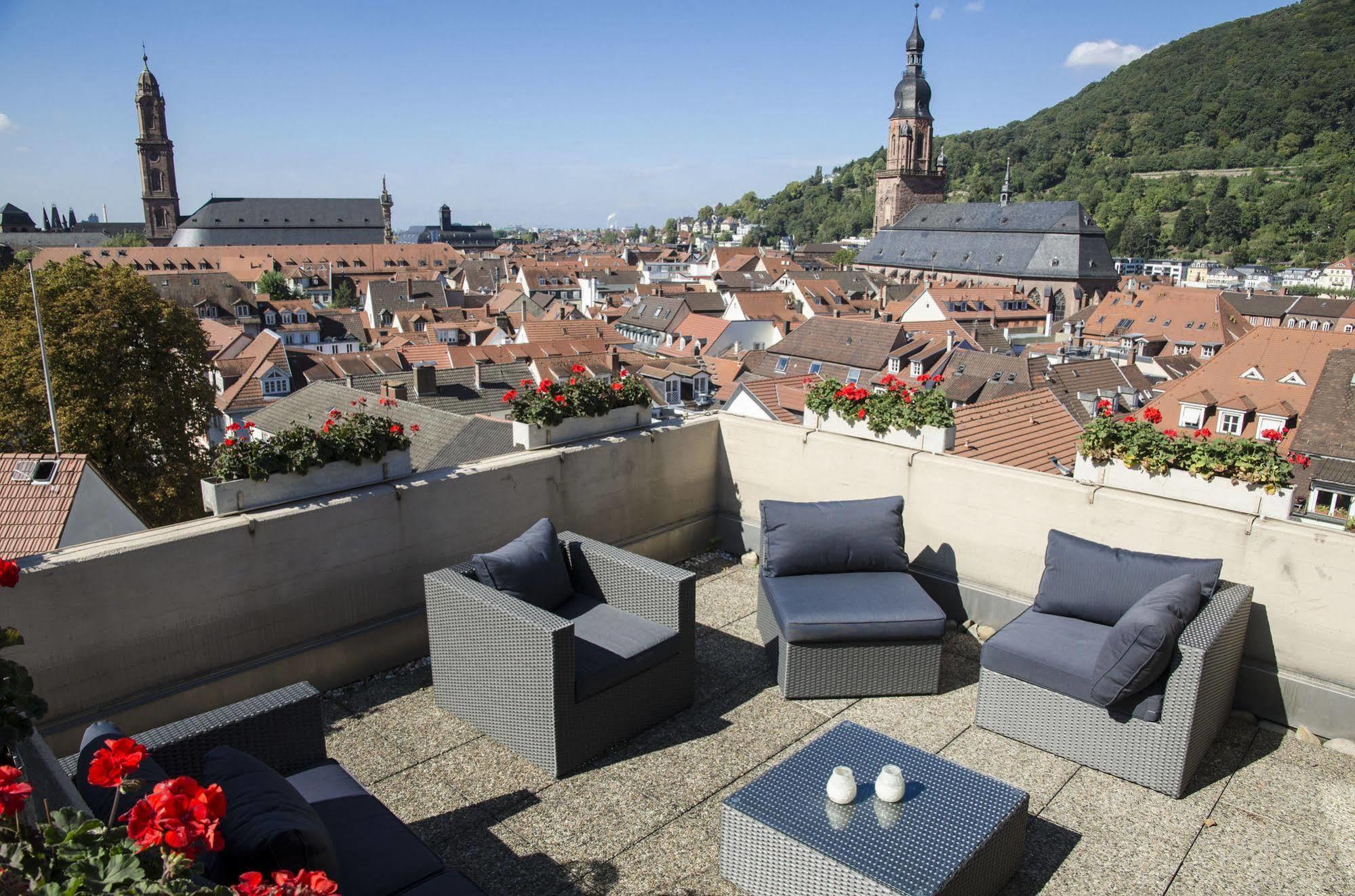 Hotel Am Schloss Хайделберг Екстериор снимка