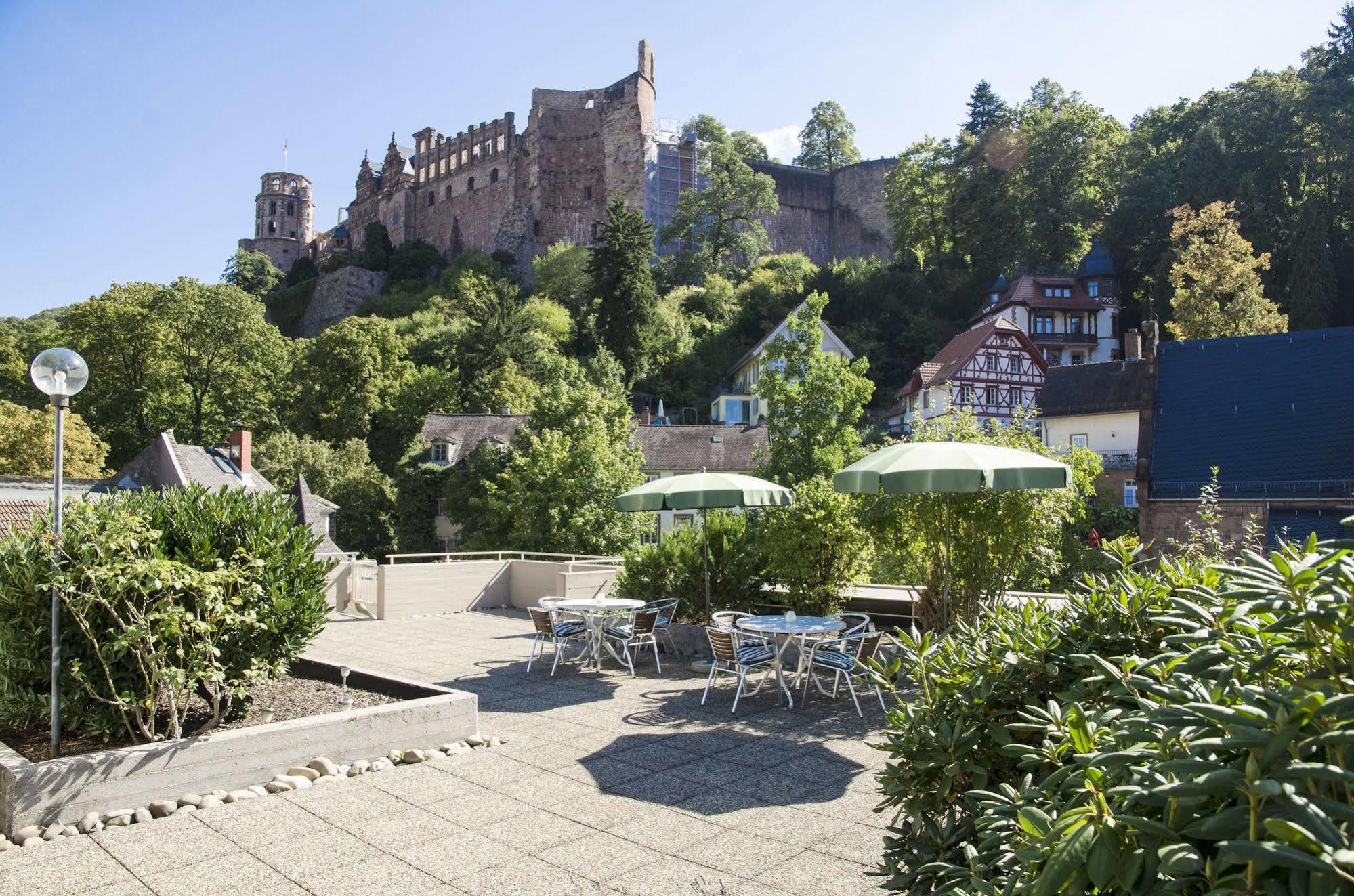 Hotel Am Schloss Хайделберг Екстериор снимка